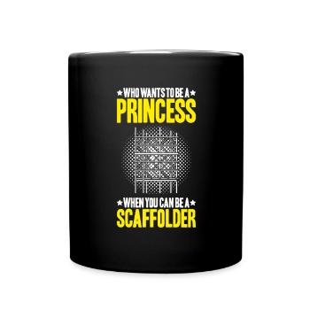 Échafaudage Échafaudage Échafaudage - Mug uni - noir - Devant