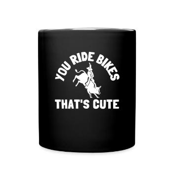 Future Bull Rider Steer Riding - Mug uni - noir - Devant