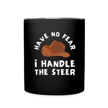 Future Bull Rider Steer Riding - Mug uni - noir - Devant