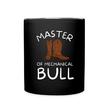 Future Bull Rider Steer Riding - Mug uni - noir - Devant