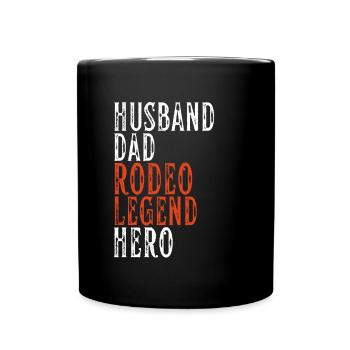 Future Bull Rider Steer Riding - Full Colour Mug - black - Front
