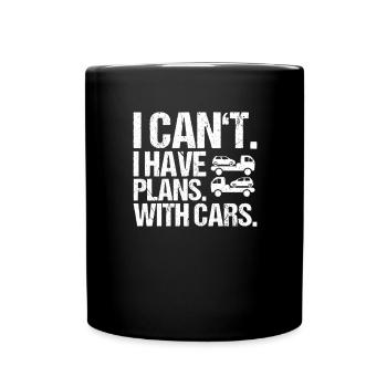 Conducteur de dépanneuse de service - Mug uni - noir - Devant