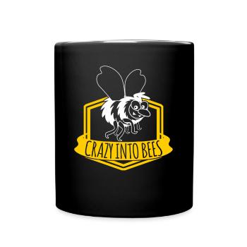 Bees Honey bees Bees - Full Colour Mug - black - Front
