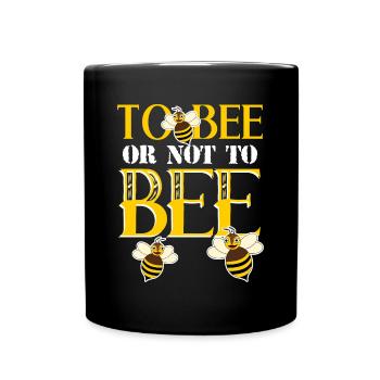Bee Honey bees Bees Beekeepers - Full Colour Mug - black - Front