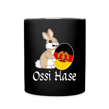 Ossi with Easter egg from East Germany - Full Colour Mug - black - Front