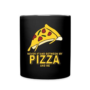 Pizza Pizza Baker Pizzaria Pizzas - Full Colour Mug - black - Front