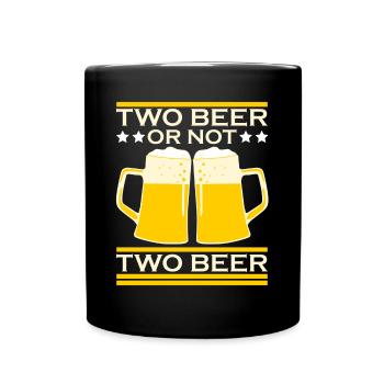 Beer Brewer Beer Drinker Hobby Brewer - Full Colour Mug - black - Front