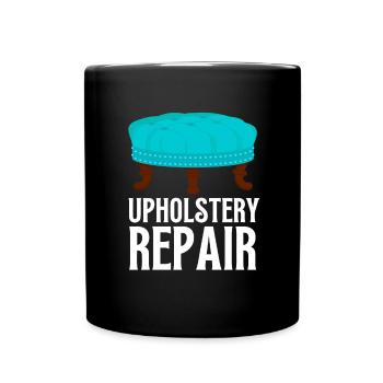 Restorer Furnishing Cushioning Upholstery - Full Colour Mug - black - Front
