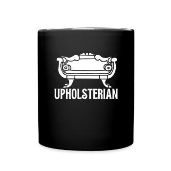 Restorer Furnishing Cushioning Upholstery - Full Colour Mug - black - Front