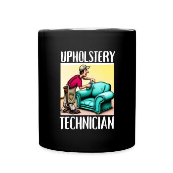 Restorer Furnishing Cushioning Upholstery - Full Colour Mug - black - Front