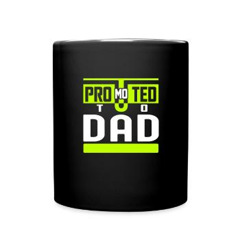 Promu à Papa Est 2023 - Mug uni - noir - Devant