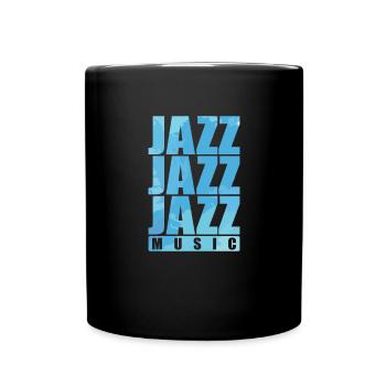 Jazz Music Genre Saxophon Klang - Tasse einfarbig - Schwarz - Vorne