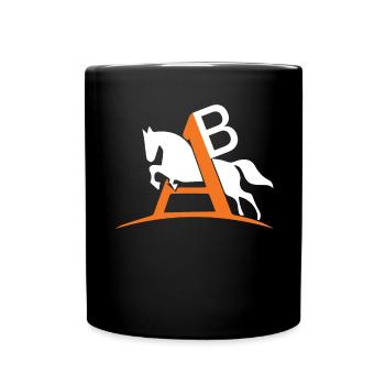 De cheval - - Mug uni - noir - Devant