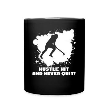 Field hockey hockey players Field hockey - Full Colour Mug - black - Front