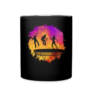 Trampoline - Mug uni - noir - Devant