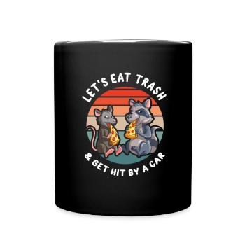 Sariga Design for Opossum and Raccoon - Full Colour Mug - black - Front