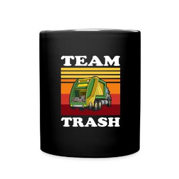 Opossum Design for raccoon fans and marsupial - Full Colour Mug - black - Front