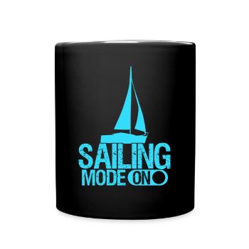 Voilier Voile Club Voile Marins - Mug uni - noir - Devant