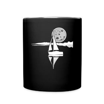 Voilier Voile Club Voile Moon Sailors - Mug uni - noir - Devant