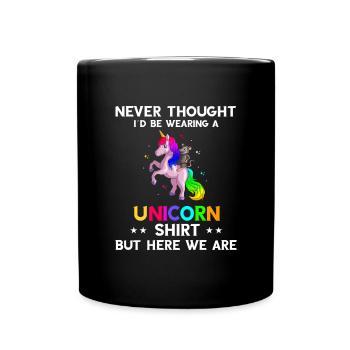 Opossum Design for raccoon fans and marsupial - Full Colour Mug - black - Front
