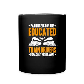 Triebfahrzeugführer Lokführer Train Driver - Full Colour Mug - black - Front