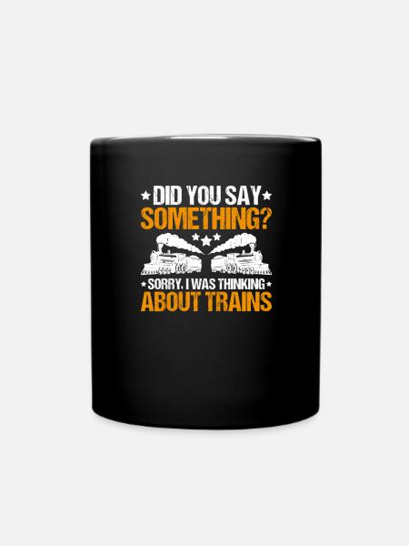 Triebfahrzeugführer Lokführer Train Driver - Full Colour Mug - black