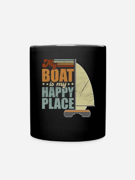 Catamaran Capitaine Voilier - Mug uni - noir