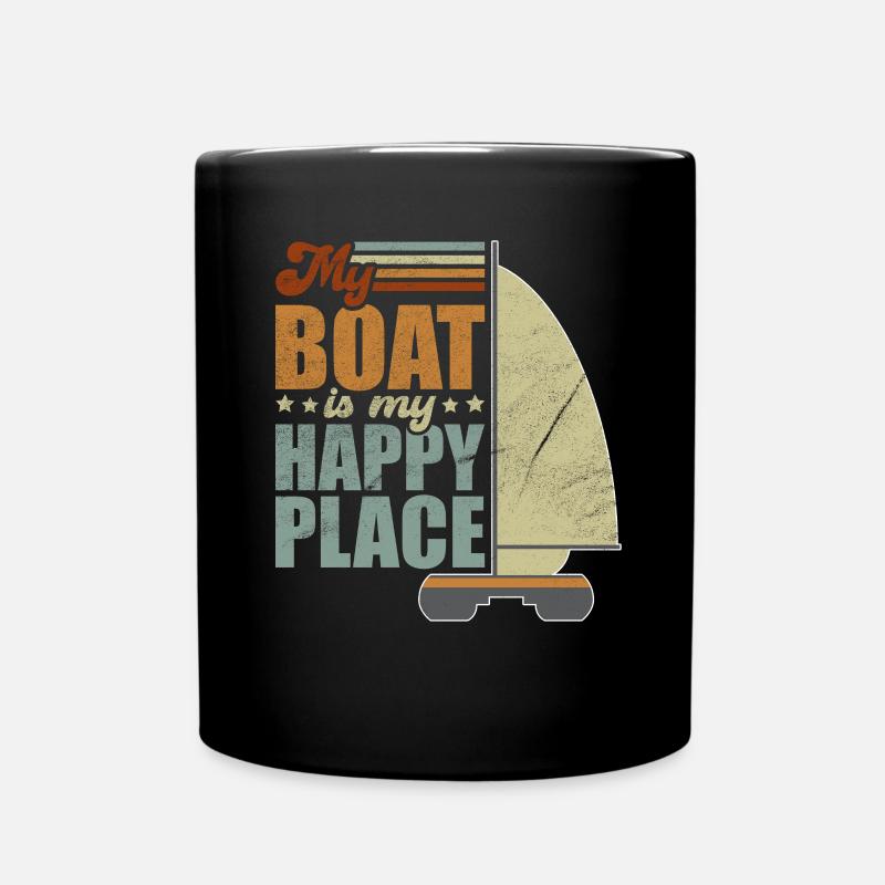 Catamaran Capitaine Voilier - Mug uni - noir