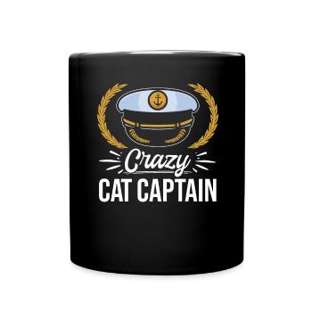 Catamaran Captain Sailing Sailboat - Full Colour Mug - black - Front
