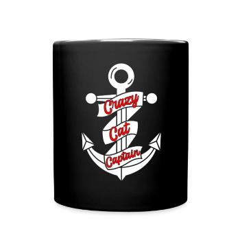 Catamaran Captain Sailing Sailboat - Full Colour Mug - black - Front
