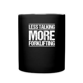 Forklift Driver Forklift Operator - Full Colour Mug - black - Front