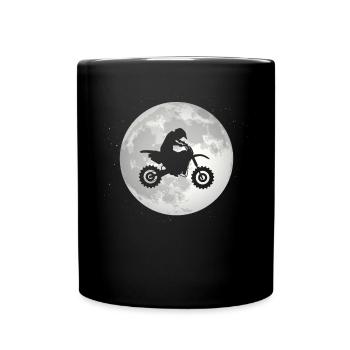 Pleine Lune - Guy Moto - - Mug uni - noir - Devant