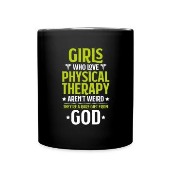 Physiotherapy Physiotherapist Physical Therapist - Full Colour Mug - black - Front