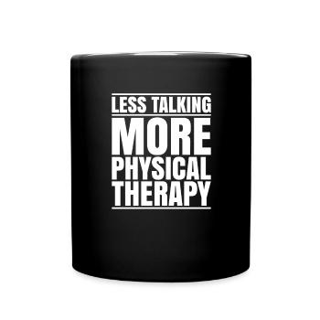Physiotherapie Physiotherapeut Physical Therapist - Tasse einfarbig - Schwarz - Vorne