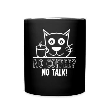 Coffee Coffee Lovers Coffee Drinkers - Full Colour Mug - black - Front