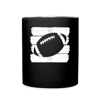 Rugby football Rugby players - Full Colour Mug - black - Front