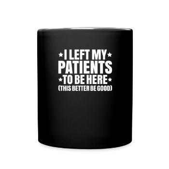 Physiotherapy Physiotherapist Physical Therapist - Full Colour Mug - black - Front