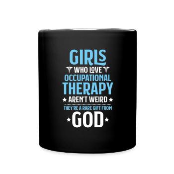 Ergotherapeut Ergotherapie Occupational Therapist - Tasse einfarbig - Schwarz - Vorne