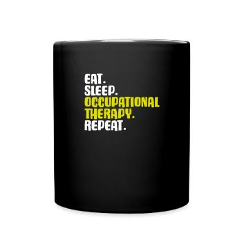 Ergotherapeut Ergotherapie Occupational Therapist - Tasse einfarbig - Schwarz - Vorne