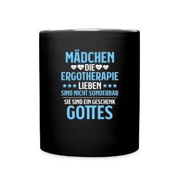 Ergotherapeut Ergotherapie Occupational Therapist - Tasse einfarbig - Schwarz - Vorne