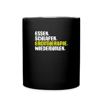 Ergotherapeut Ergotherapie Occupational Therapist - Tasse einfarbig - Schwarz - Vorne