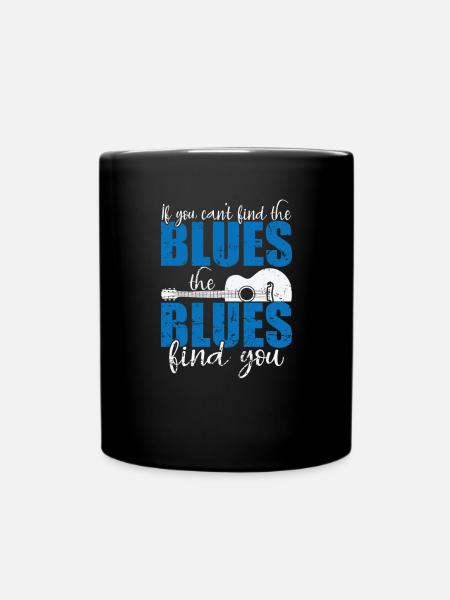 Si vous ne trouvez pas le Blues, les Blues vous trouvent - Mug uni - noir