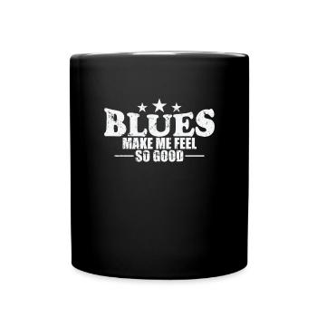 Le blues me fait me sentir si bien Trompette musicale - Mug uni - noir - Devant