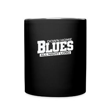 Down Home loose all Night long Music - Mug uni - noir - Devant