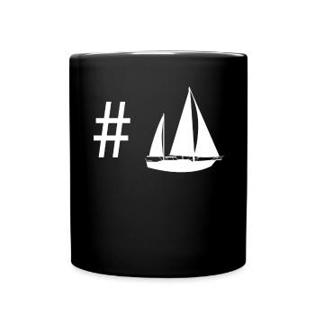 Hashtag - Sailing - - Full Colour Mug - black - Front
