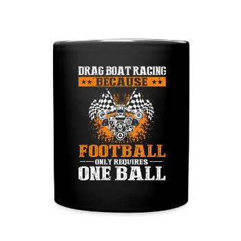 Conception de bateaux de dragster pour les plaisanciers de course - Mug uni - noir - Devant