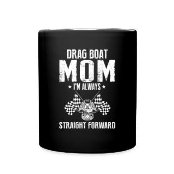 Speedboat Racing Design for Racing Boaters - Full Colour Mug - black - Front