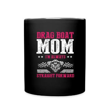 Conception de bateaux de course pour les courses de dragsters - Mug uni - noir - Devant