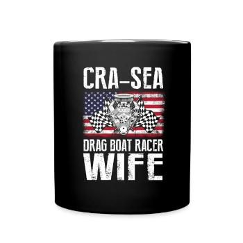 Conception de bateaux de course pour les courses de dragsters - Mug uni - noir - Devant