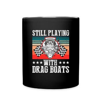 Conception de bateaux de dragster pour les plaisanciers de course - Mug uni - noir - Devant